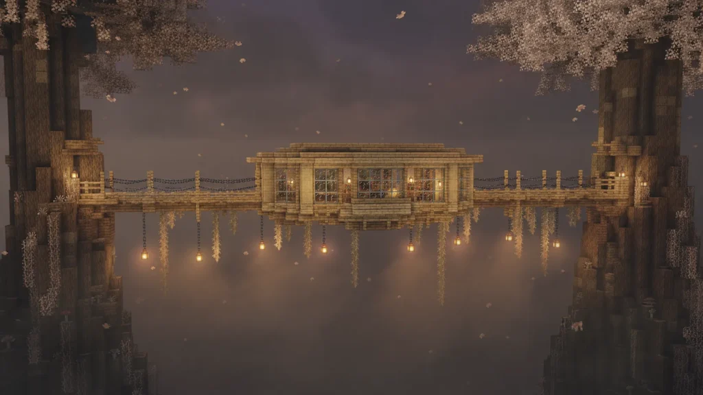 Suspended Bridge House