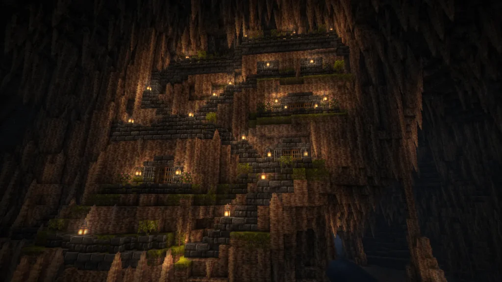 Terraced Dripstone Cliffside