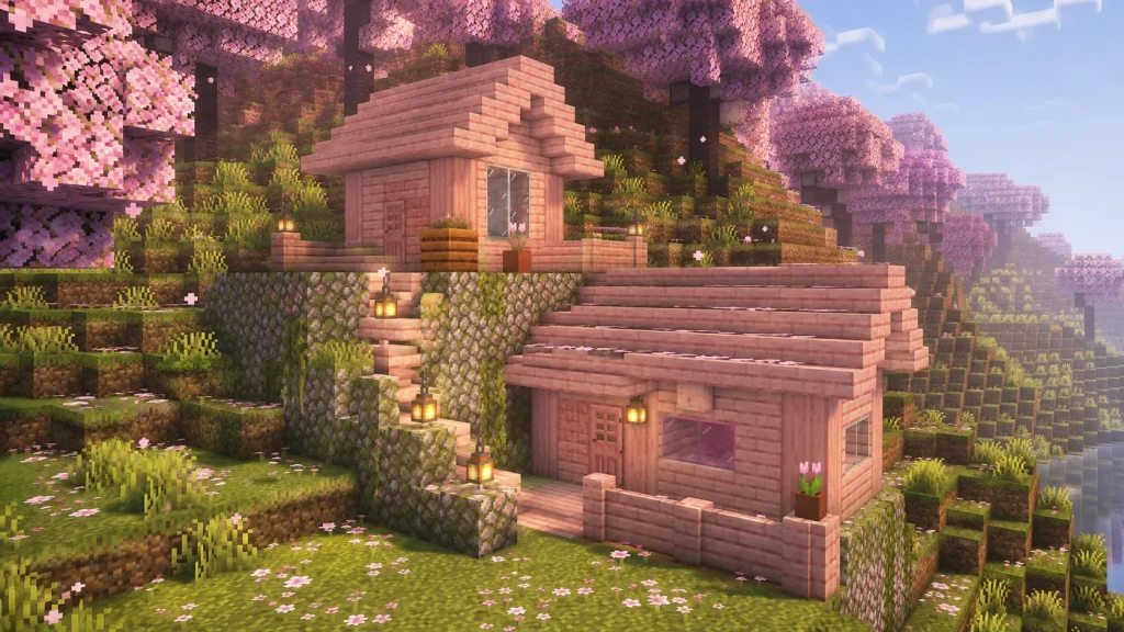 Terraced Hillside Cherry Cottage