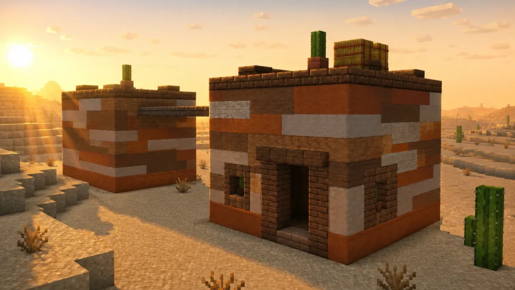 Terracotta Layered Adobe Home