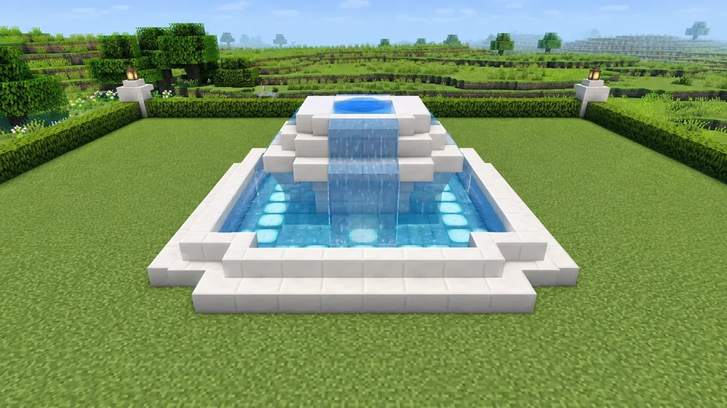 Tiered Quartz Fountain
