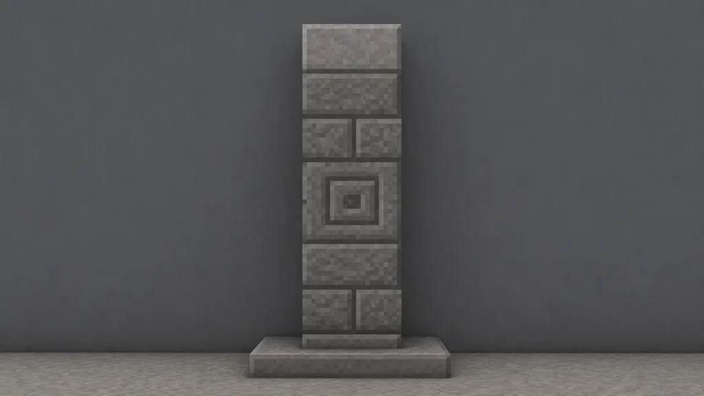 Tuff Brick Minimalist Pillar