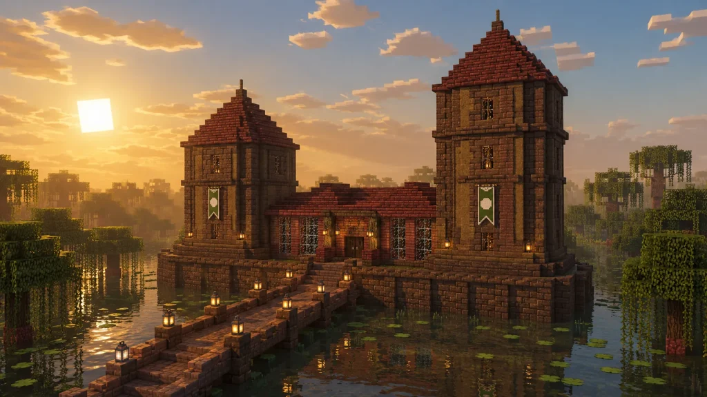 Two-Tower Mud Brick Manor