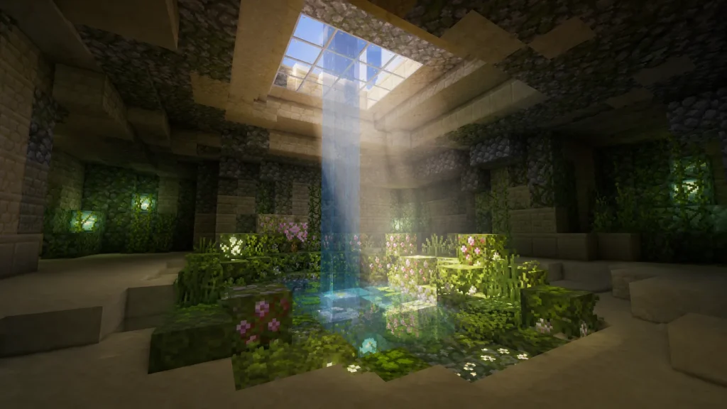 Underground Oasis Cave Home
