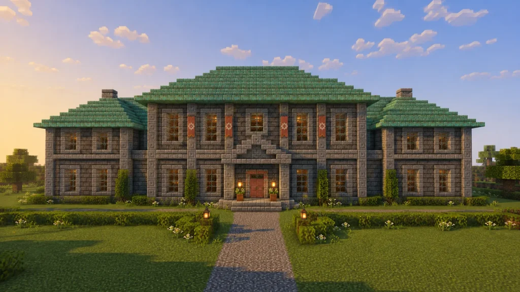Weathered Copper Manor