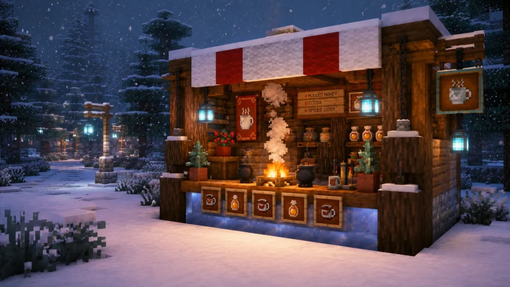Winter Warm Drinks Stall