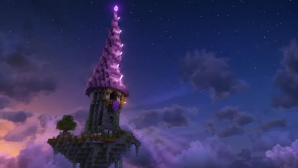 Wizard Tower Spiral Roof