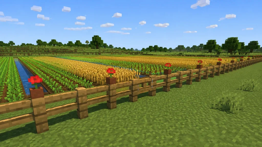 Wooden Fence Wall